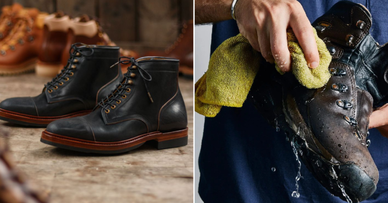 How to clean leather boots